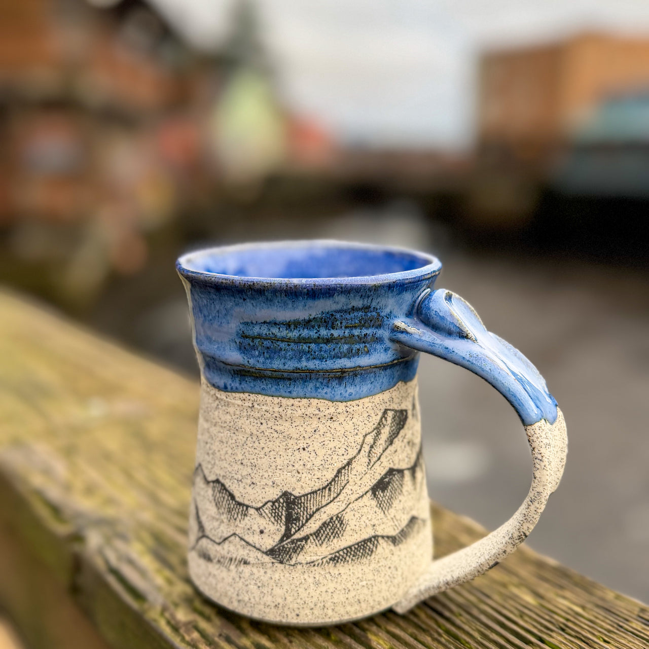 Mountains Decal Mug