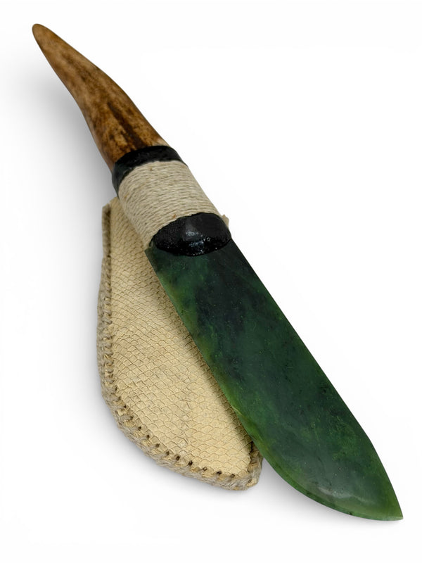 Jade & Antler Knife