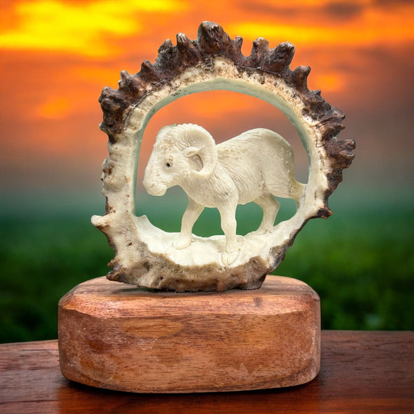 Sheep - Antler Carving