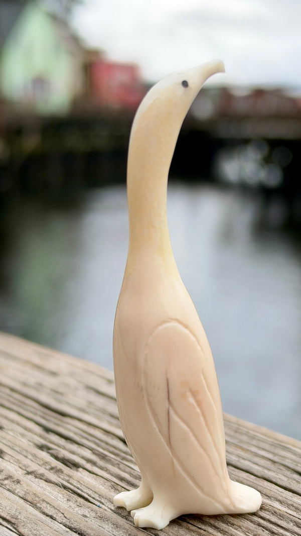 Cormorant Carving
