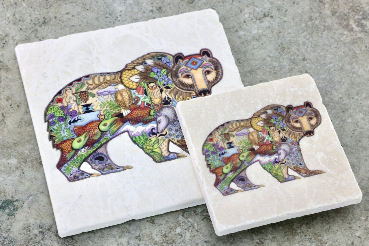 Grizzly Marble Trivet or Coaster