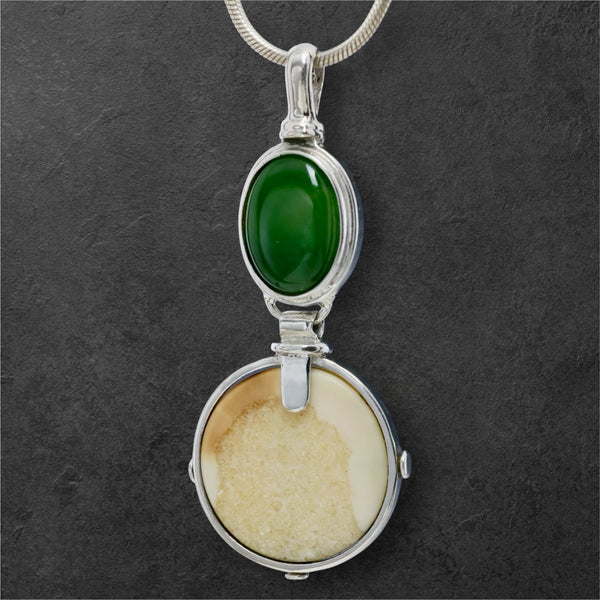 Ivory & Jade Pendant