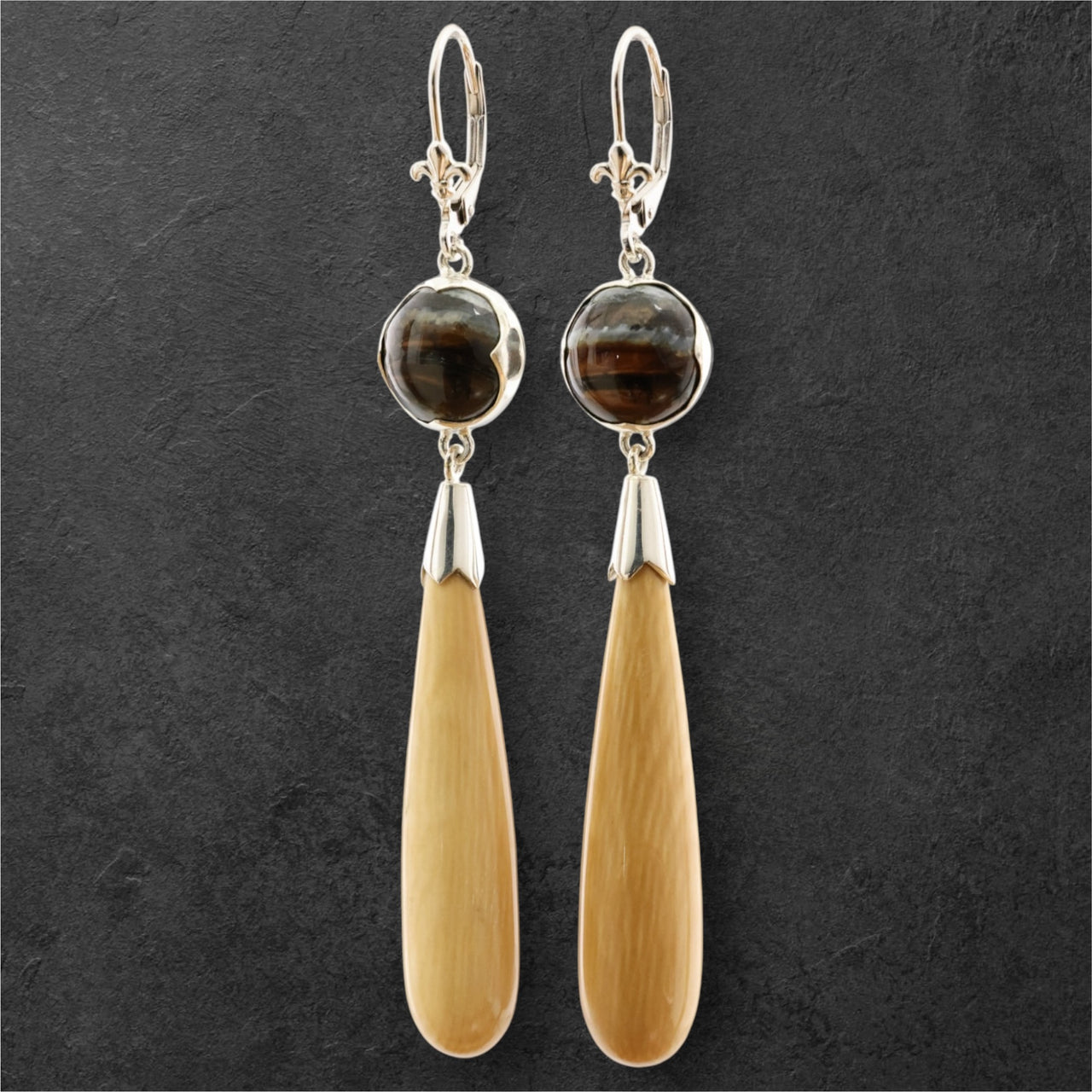 Mammoth Tooth Essential & Ivory Drop Earrings