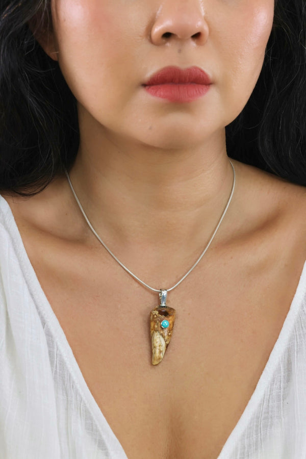 Ivory Artifact & Turquoise