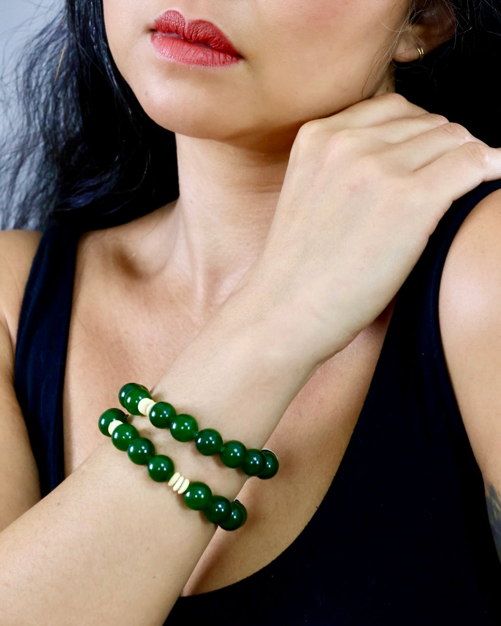 Ivory & Jade Bracelet