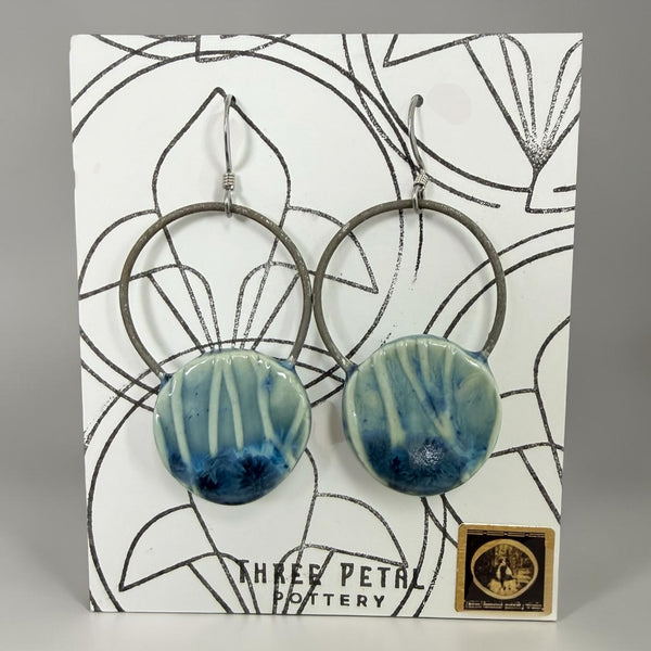 Round Pottery Earrings