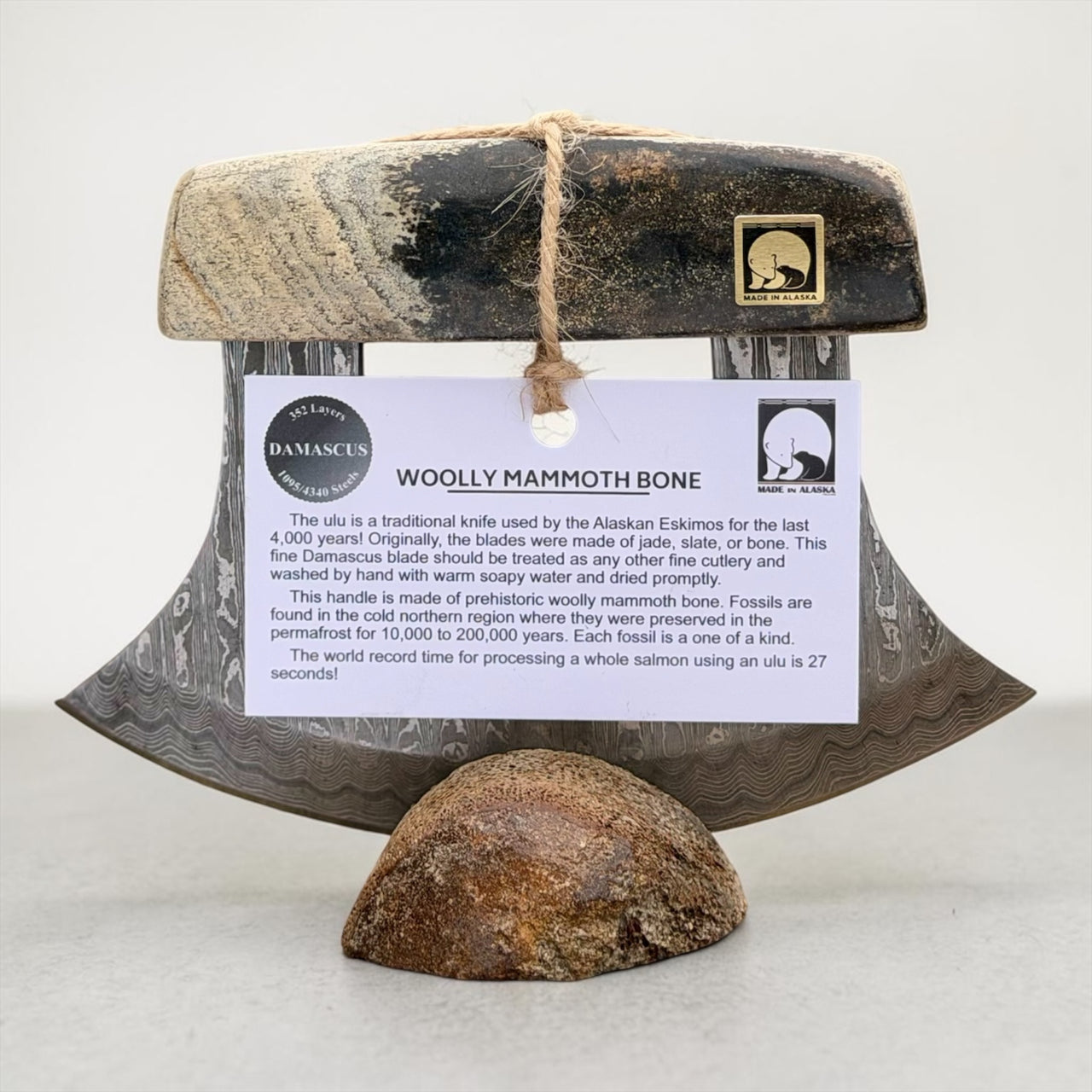 Mammoth Bone Ulu - Damascus