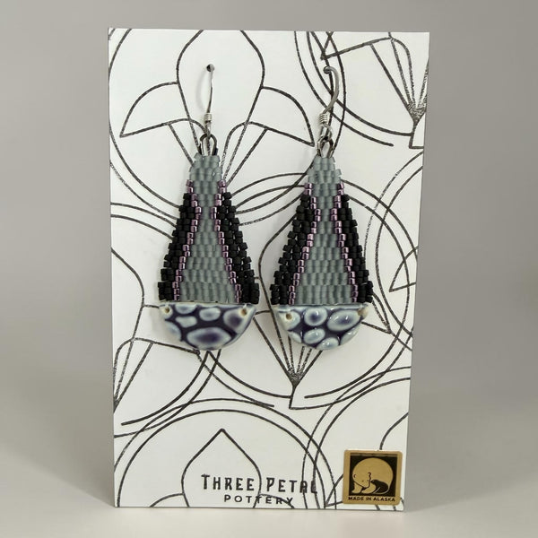 Teardrop Pottery Earrings