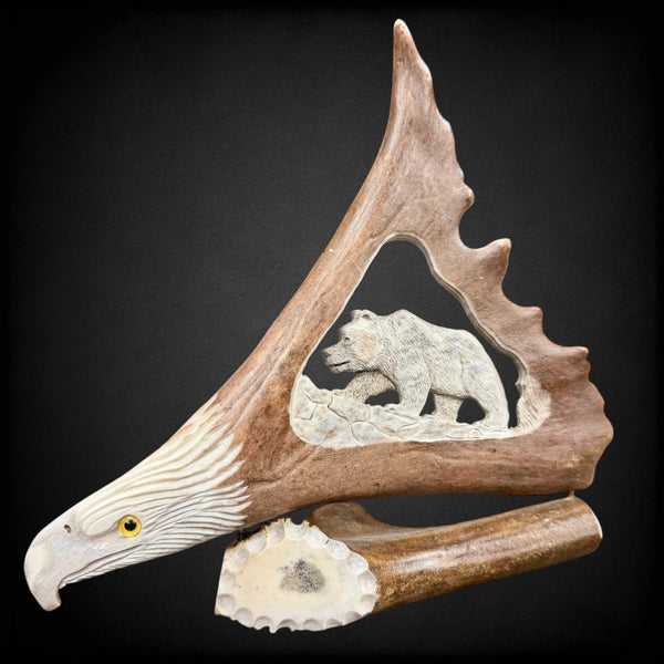 Bear - Antler Carving