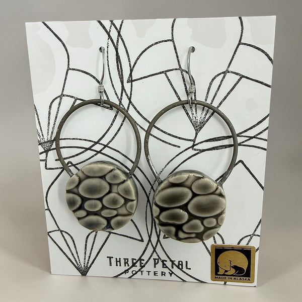 Round Pottery Earrings