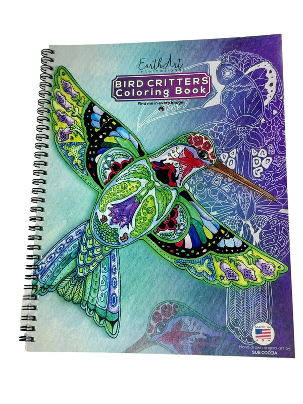 Bird Critters Coloring Book