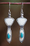 Ivory & Turquoise Earrings