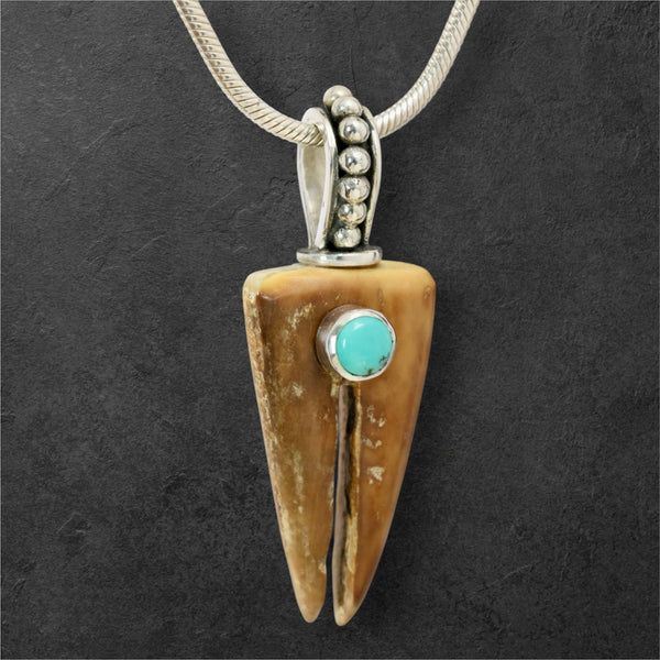 Ivory Artifact & Turquoise