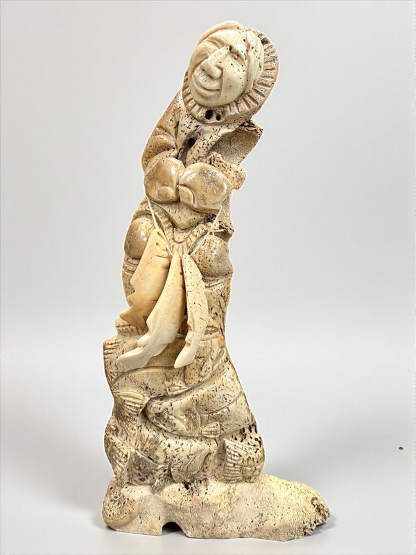 Fisherman Totem Carving