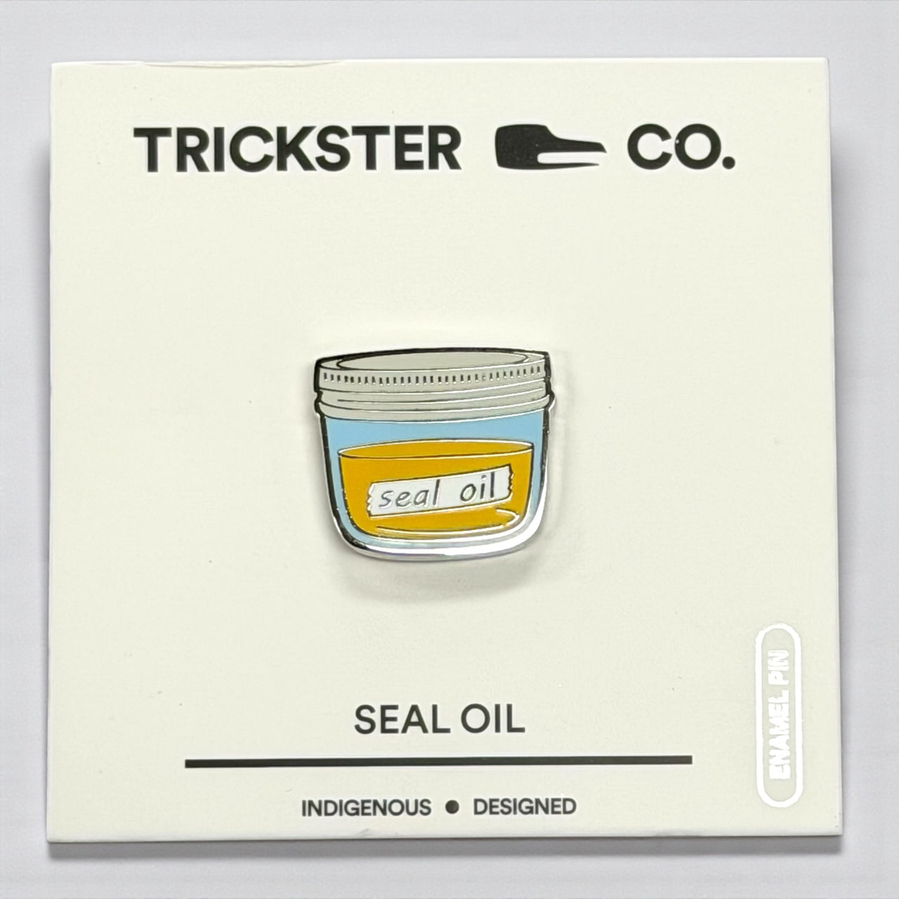Seal Oil Lapel Pin