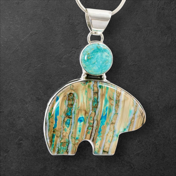 Mammoth Tooth & Turquoise Bear