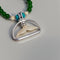 Ivory & Jade Whale Tail Necklace