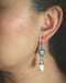 Ivory & Turquoise Earrings