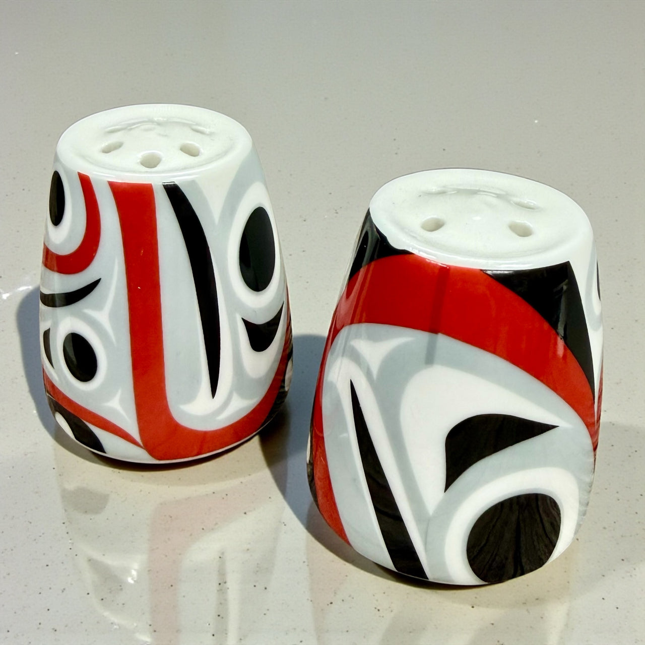 Salmon Salt & Pepper Shakers