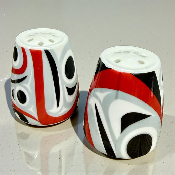 Salmon Salt & Pepper Shakers