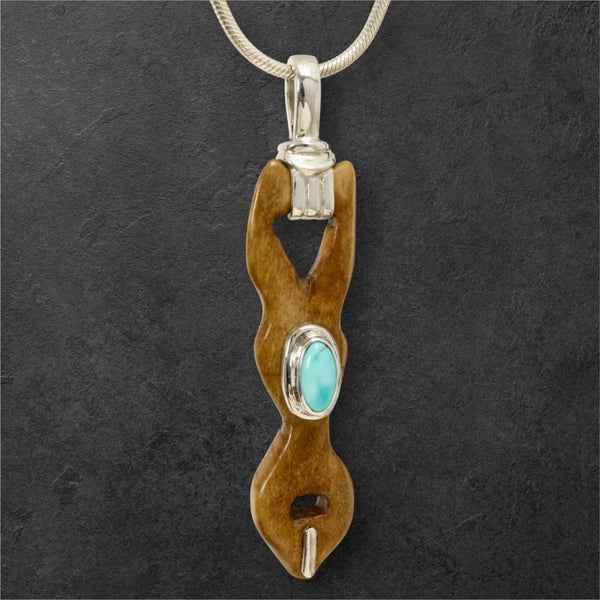 Ivory Artifact & Turquoise