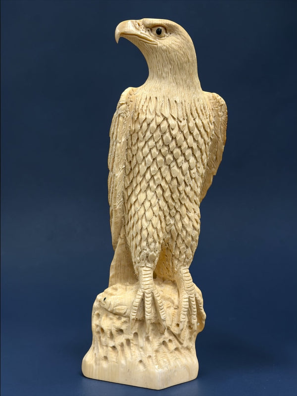 Ivory Eagle Carving