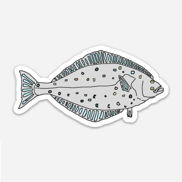 Halibut Sticker