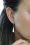 Ivory Rain Drop Twist Earrings
