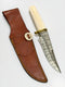 Ivory & Damascus Knife