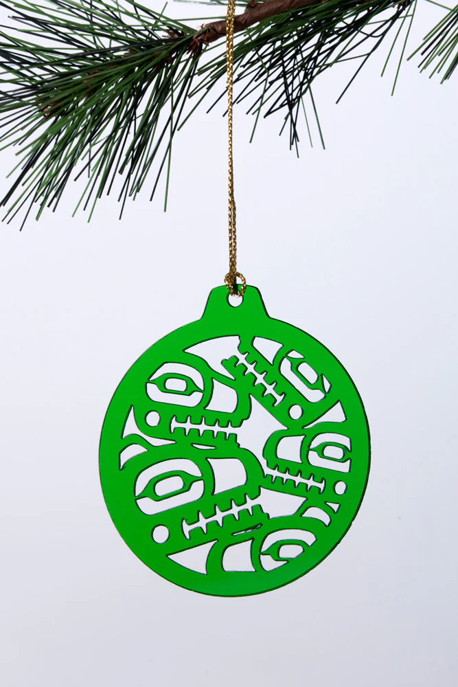 Bear Green Ornament