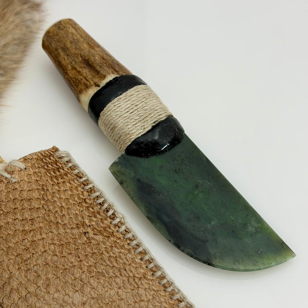 Jade & Antler Knife