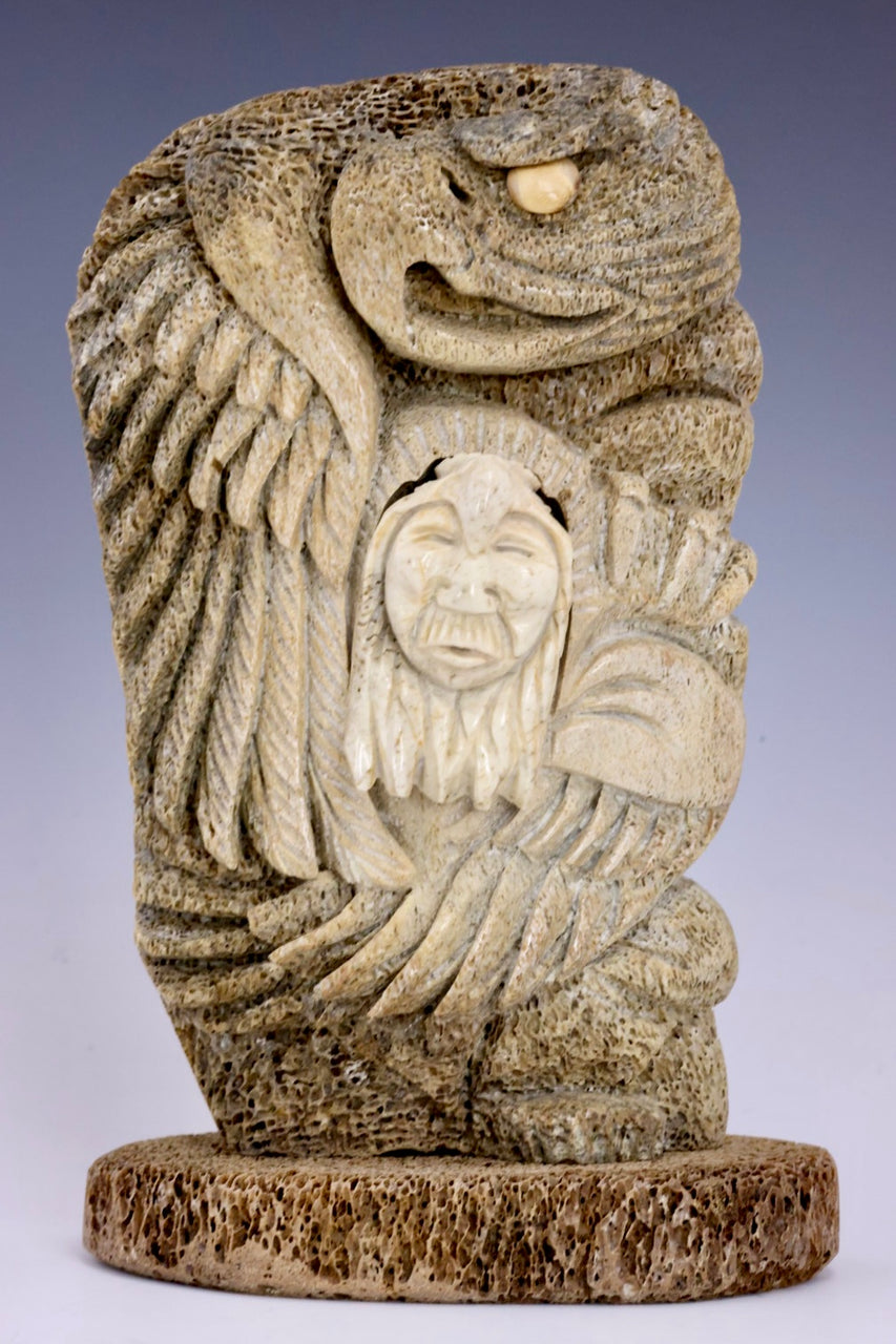 Alaska Whalebone Carving Fish Creek Company Alaska Whalebone Carving Fish Creek Company