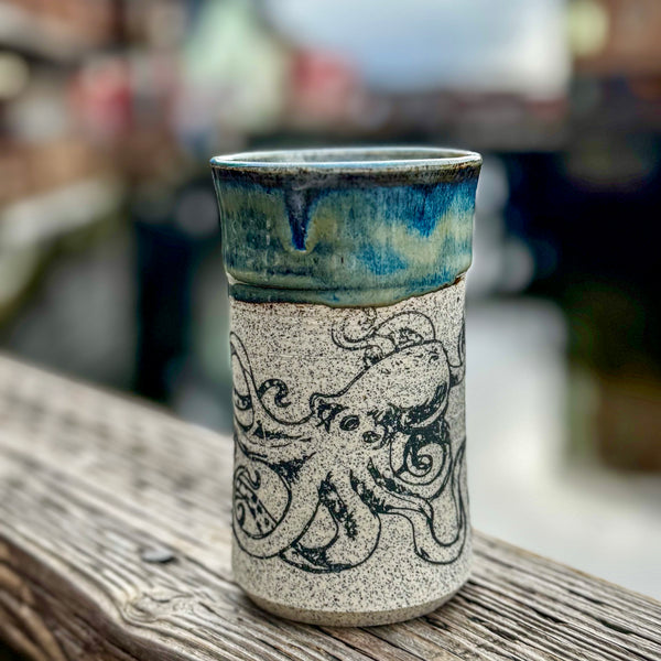 Octopus Decal Cup
