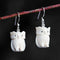 Ivory Owl Earrings