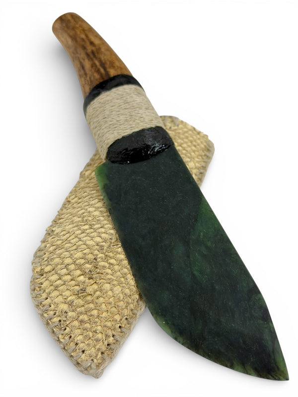 Jade & Antler Knife