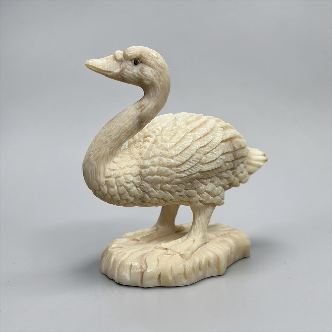 Ivory Goose Carving