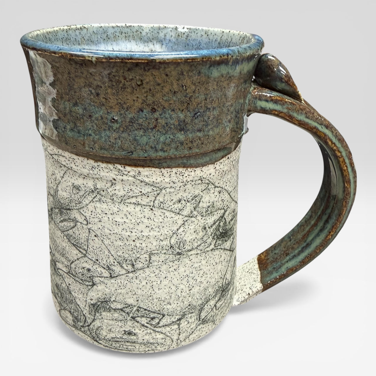 Salmon Decal Mug