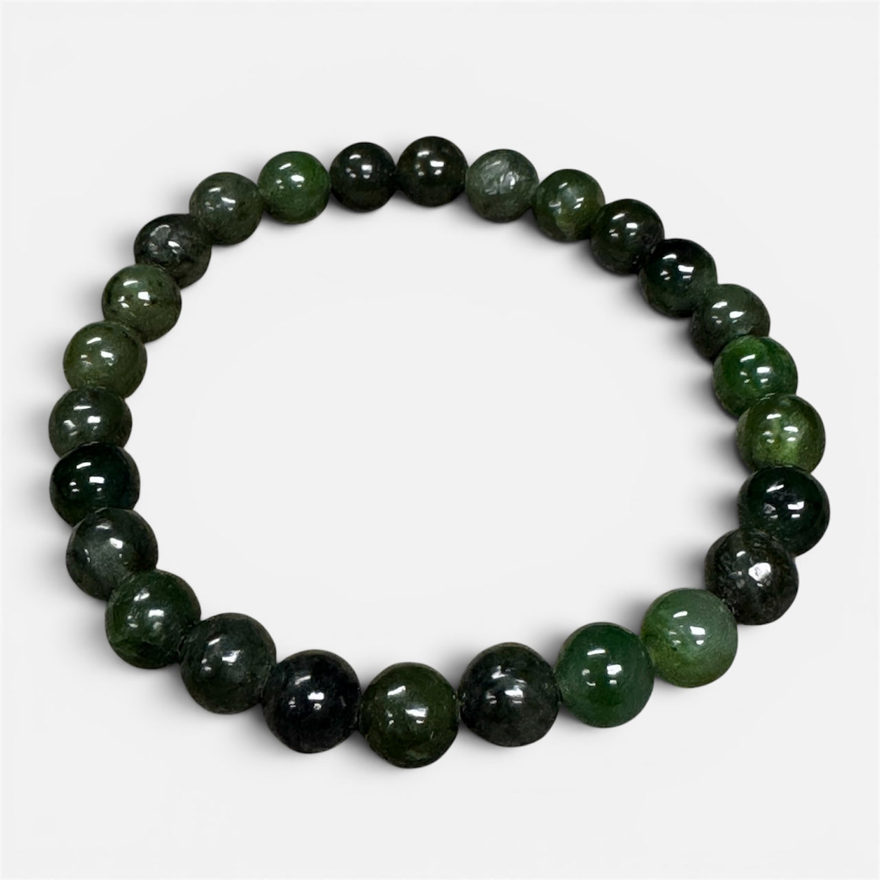 8mm Jade Bracelet Long