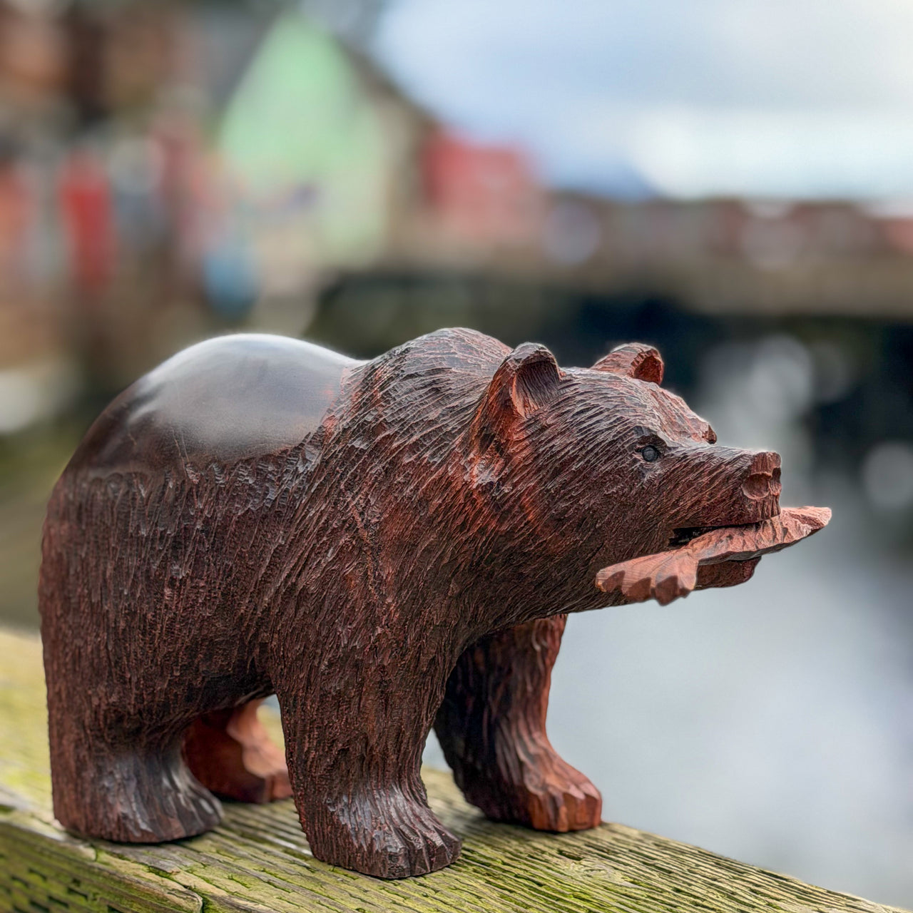 10" Bear w/Salmon