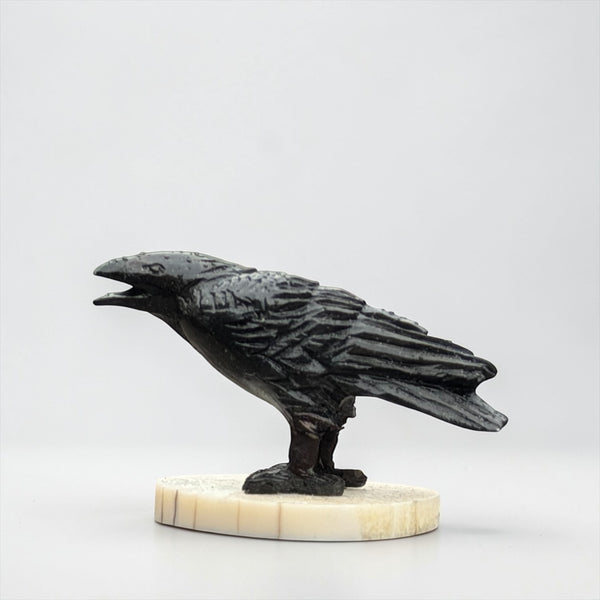 Raven Carving
