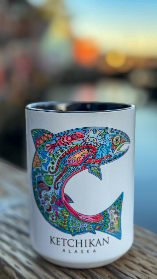 Ketchikan,  Alaska Coho Mug