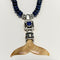 Whale Tail Lapis Necklace