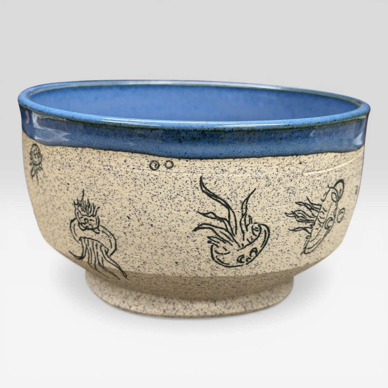 Jellyfish Decal Bowl