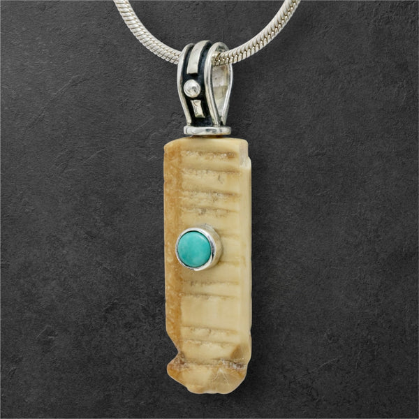 Ivory Artifact & Turquoise