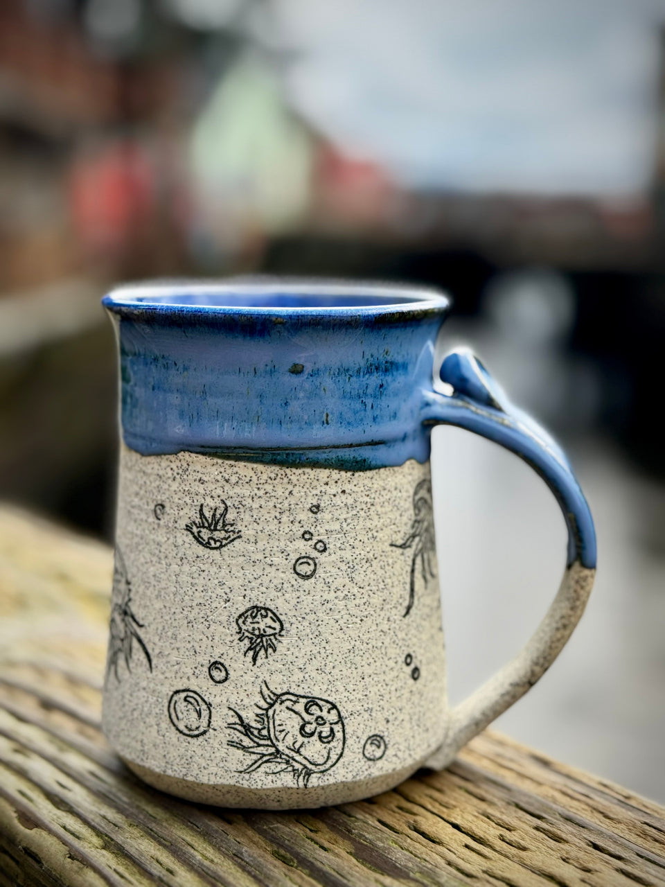 Jellyfish Decal Mug