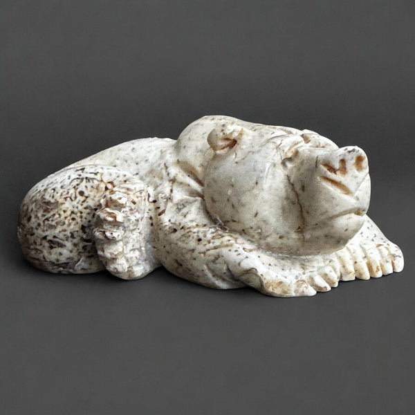 Napping Bear Carving