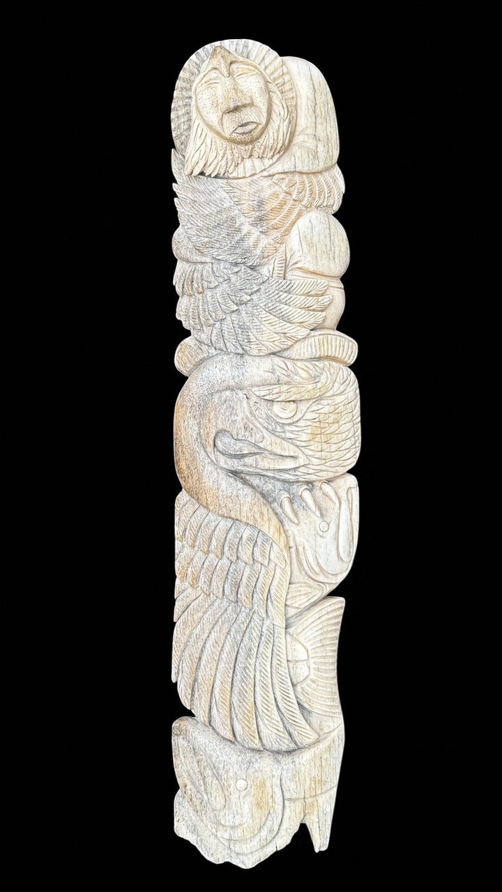 Whalebone Wall hanging Carving