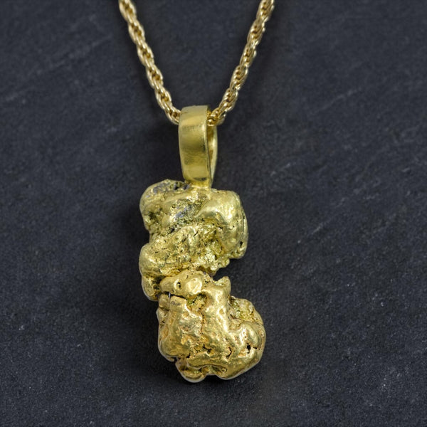 Gold Nugget Pendant