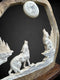Wolf & Moon - Anlter Carving