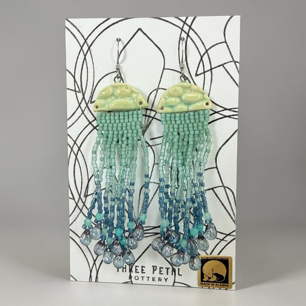Jellyfish Pottery Earrings
